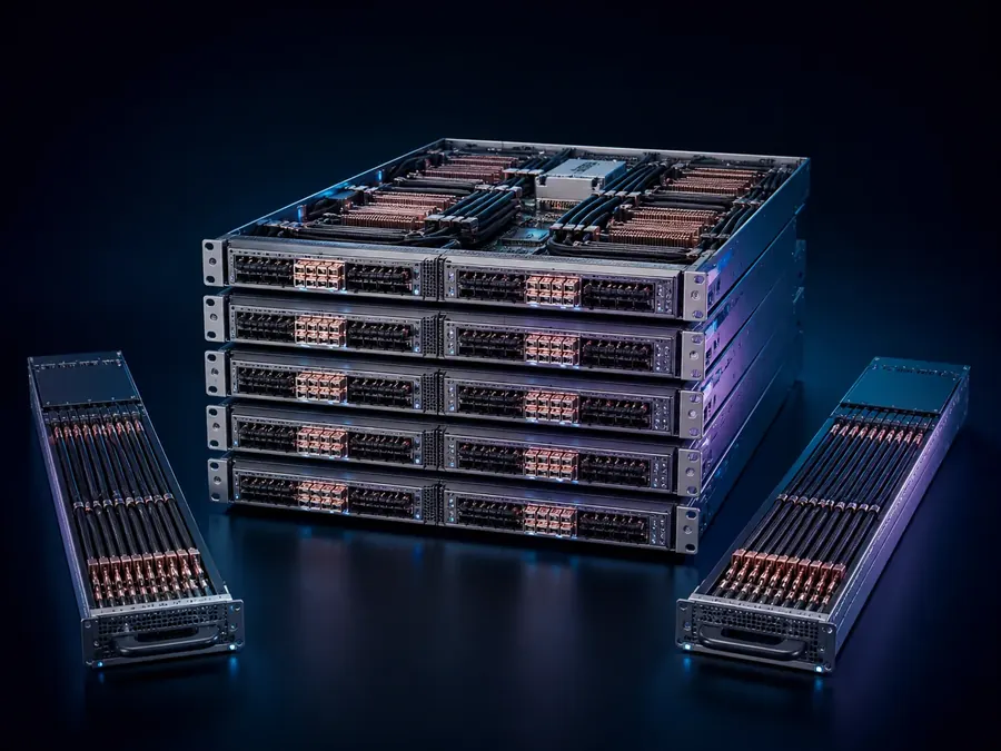 NVLink-Switch-Trays und Kabelmodule